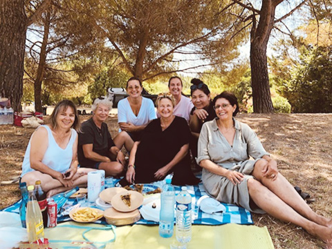 Séance de clôture dans le cadre d’un travail social de groupe dans le département des Alpes-Maritimes